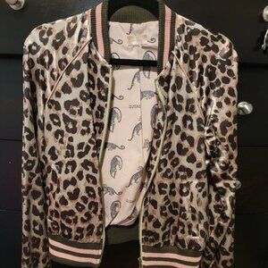 Satin bomber jacket